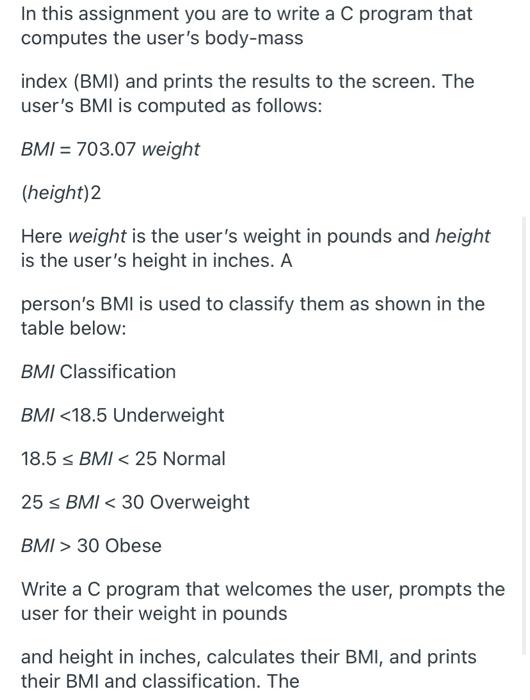 Solved In this assignment you are to write a C program that | Chegg.com