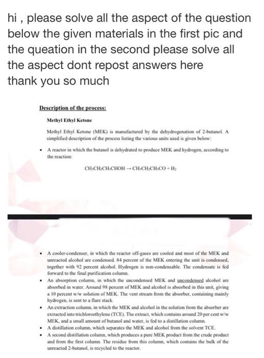 Solved hi , please solve all the aspect of the question | Chegg.com
