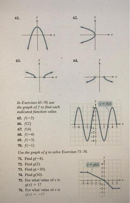 Solved In Exercises 55-64, use the vertical line test to | Chegg.com