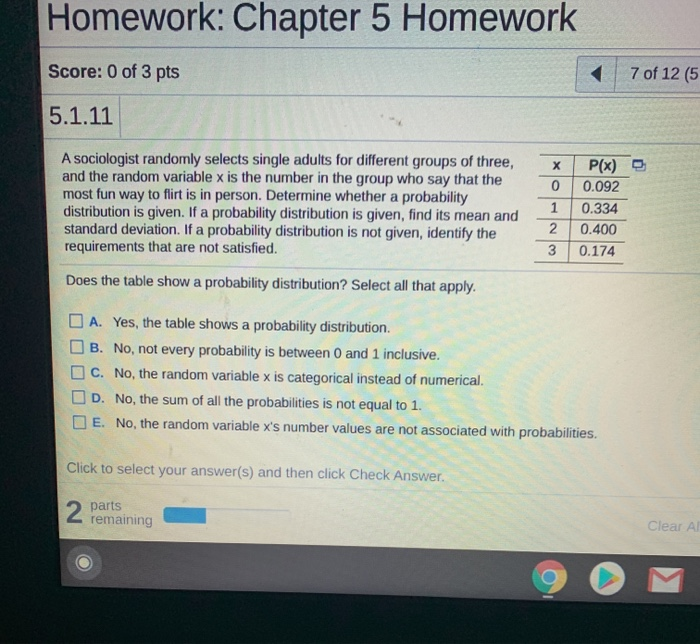 unit 11 probability and statistics homework 5 answers