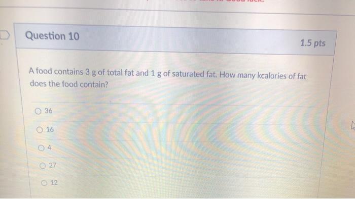 Solved D Question 6 1.5 pts Which of the following is NOT a | Chegg.com