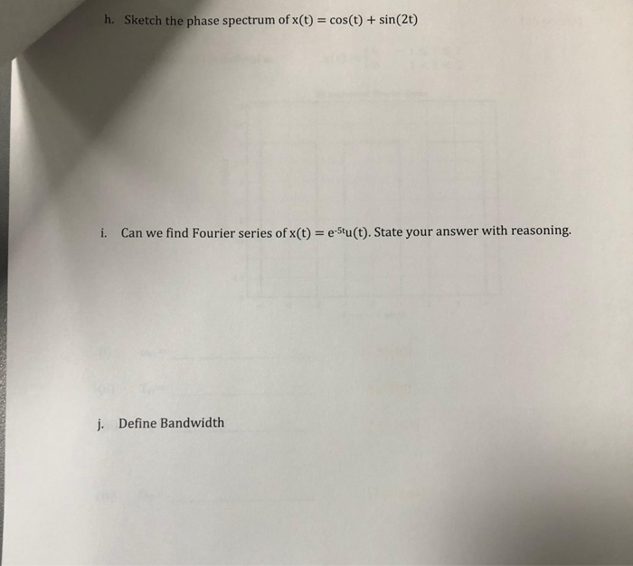 Solved Question #2 [3 x 10 = 30 points ] a. Power of x(t) = | Chegg.com
