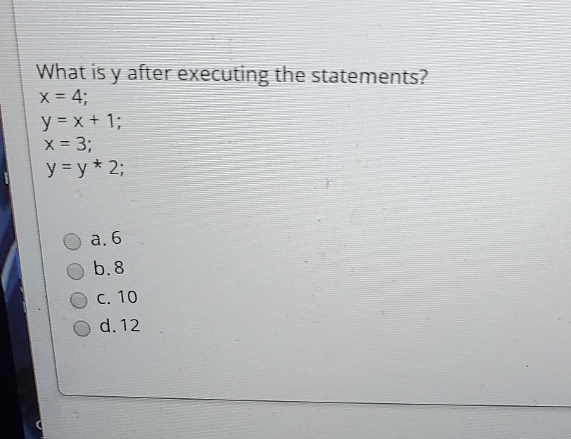 Solved What Will A Compiler Do For The Following Three Lines | Chegg.com