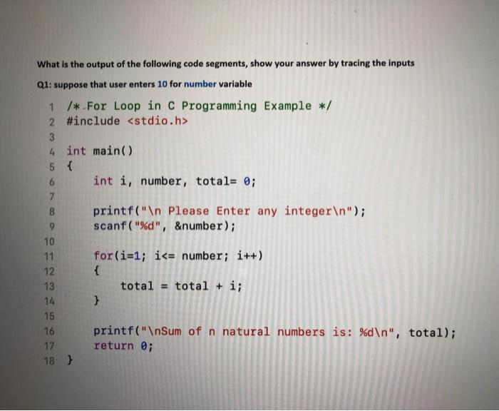Solved What is the output of the following code segments, | Chegg.com