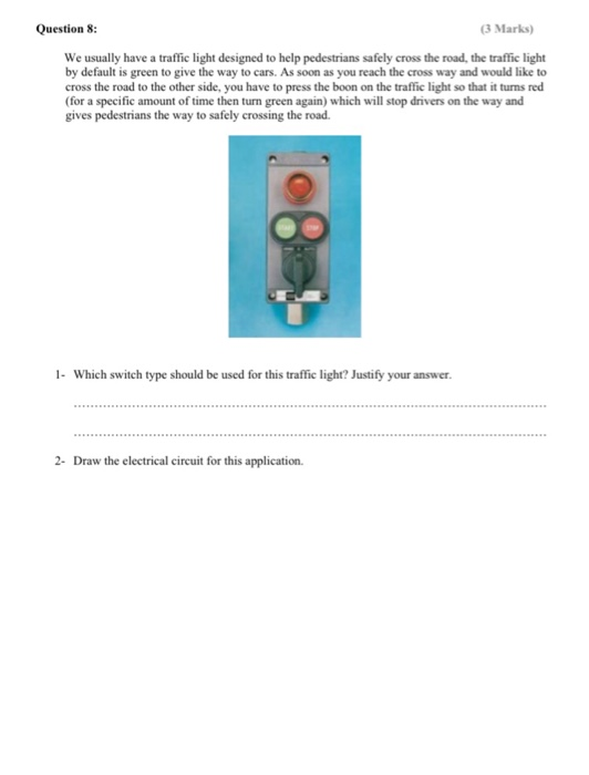 Solved is the answer normally closed push buttonor normally | Chegg.com