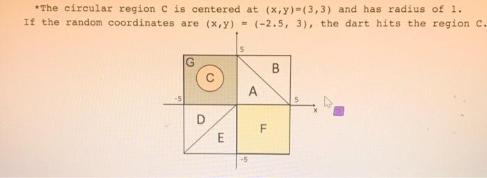 Solved If the randomly generated target coordinate is x=−0.5 | Chegg.com