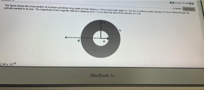 Solved The Figure Shows The Cross-section Of A Hollow | Chegg.com