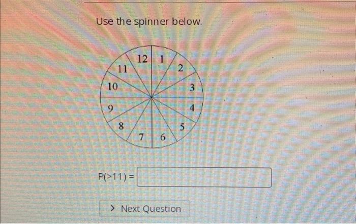 Solved Use the spinner below. | Chegg.com