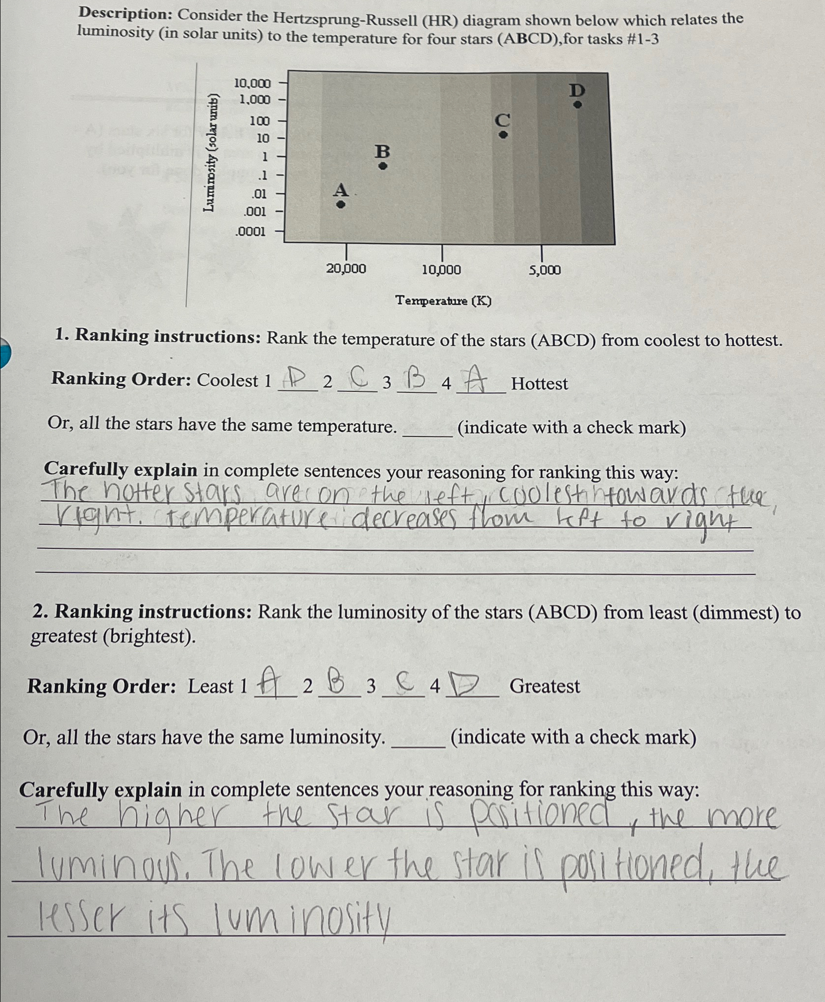 Solved Can someone check these answers for me | Chegg.com