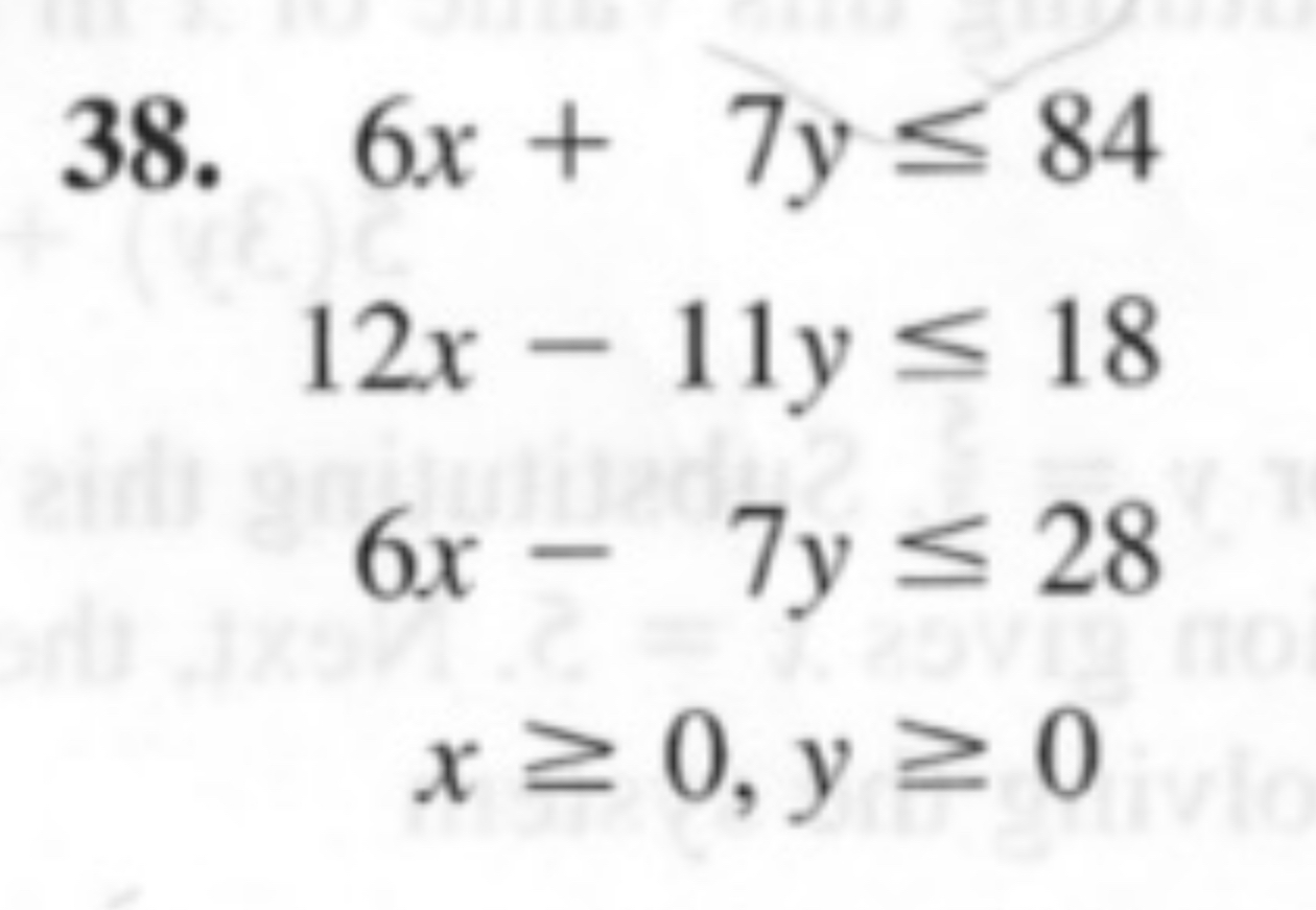 Solved Determine graphically the solution set for each | Chegg.com