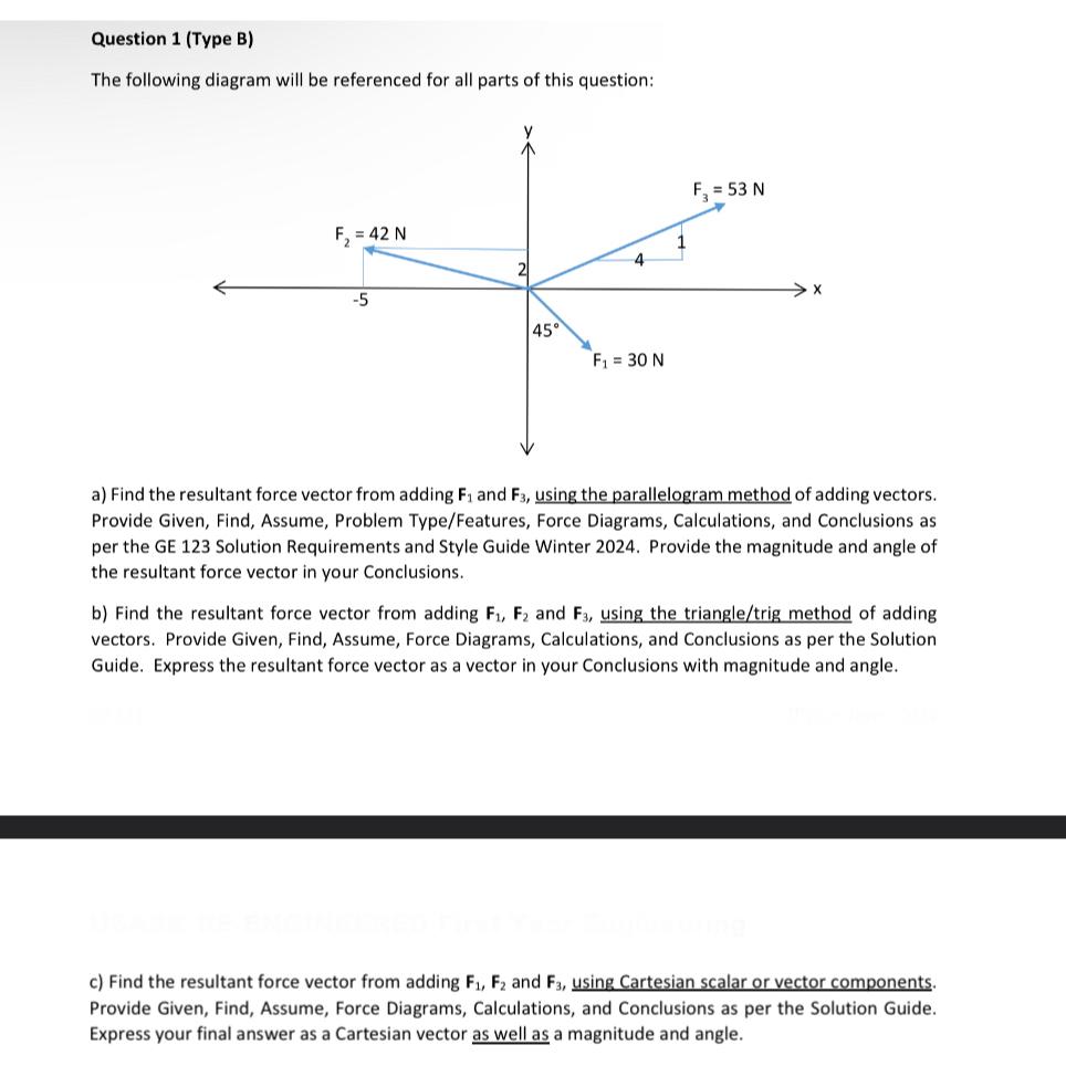 Solved Question 1 (Type B)The following diagram will be | Chegg.com
