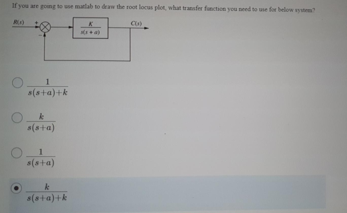 Solved The closedloop characteristic equation has roots in