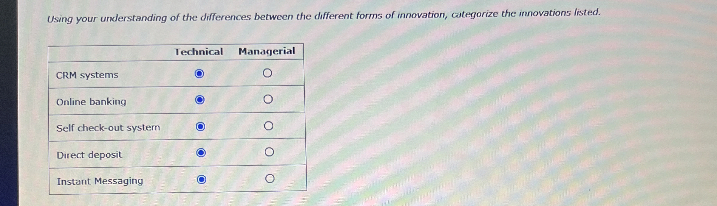 Solved Using your understanding of the differences between | Chegg.com