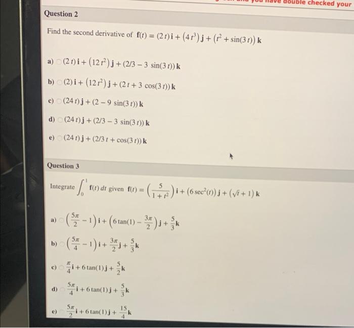 Solved Find the second derivative of | Chegg.com