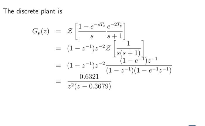 Solved How do we design a digital PID controller with direct | Chegg.com