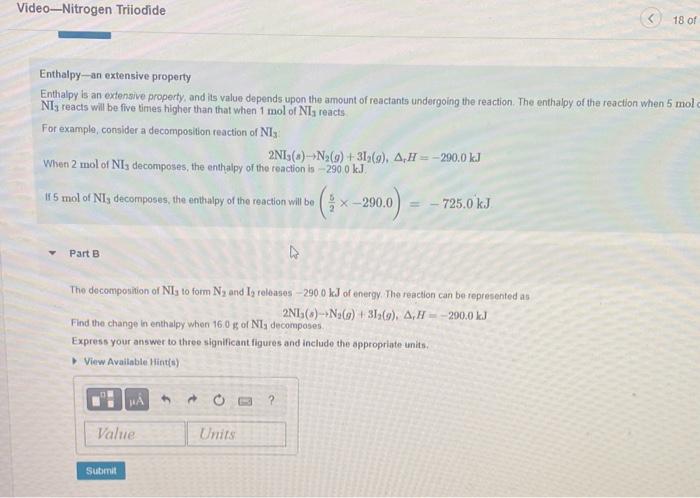 solved-enthalpy-an-extensive-property-enthalpy-is-an-chegg