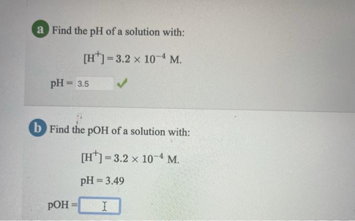 find the ph of a solution with oh 8.41 x 10 4