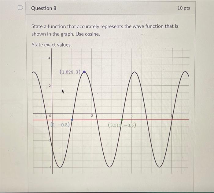 Solved Question 8 State a function that accurately | Chegg.com