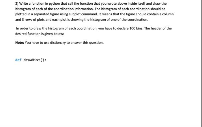 Solved 2) Write a function in python that call the function | Chegg.com