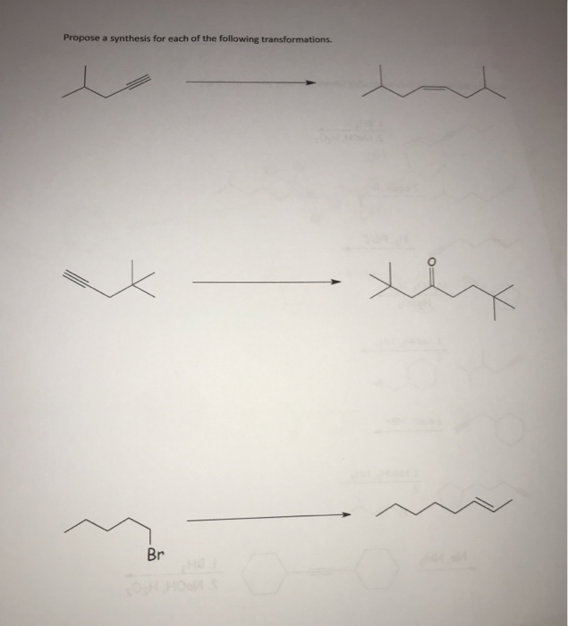 Solved Propose a synthesis for each of the following | Chegg.com
