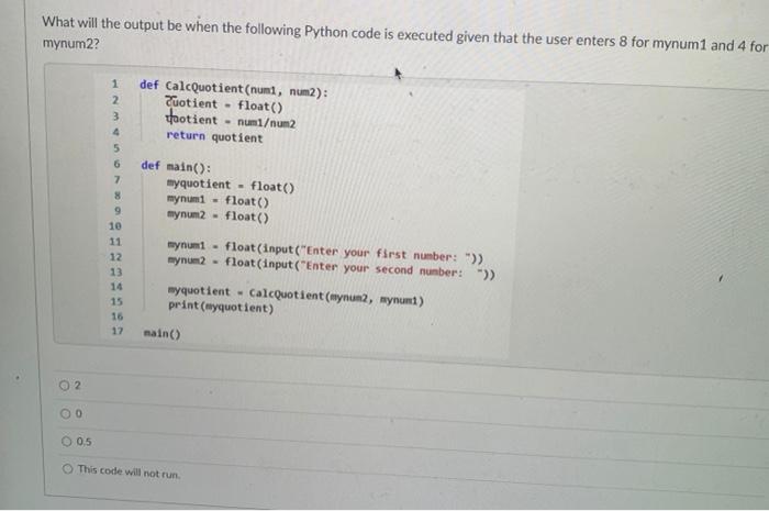 Solved In the following pseudocode, what is the scope of the | Chegg.com