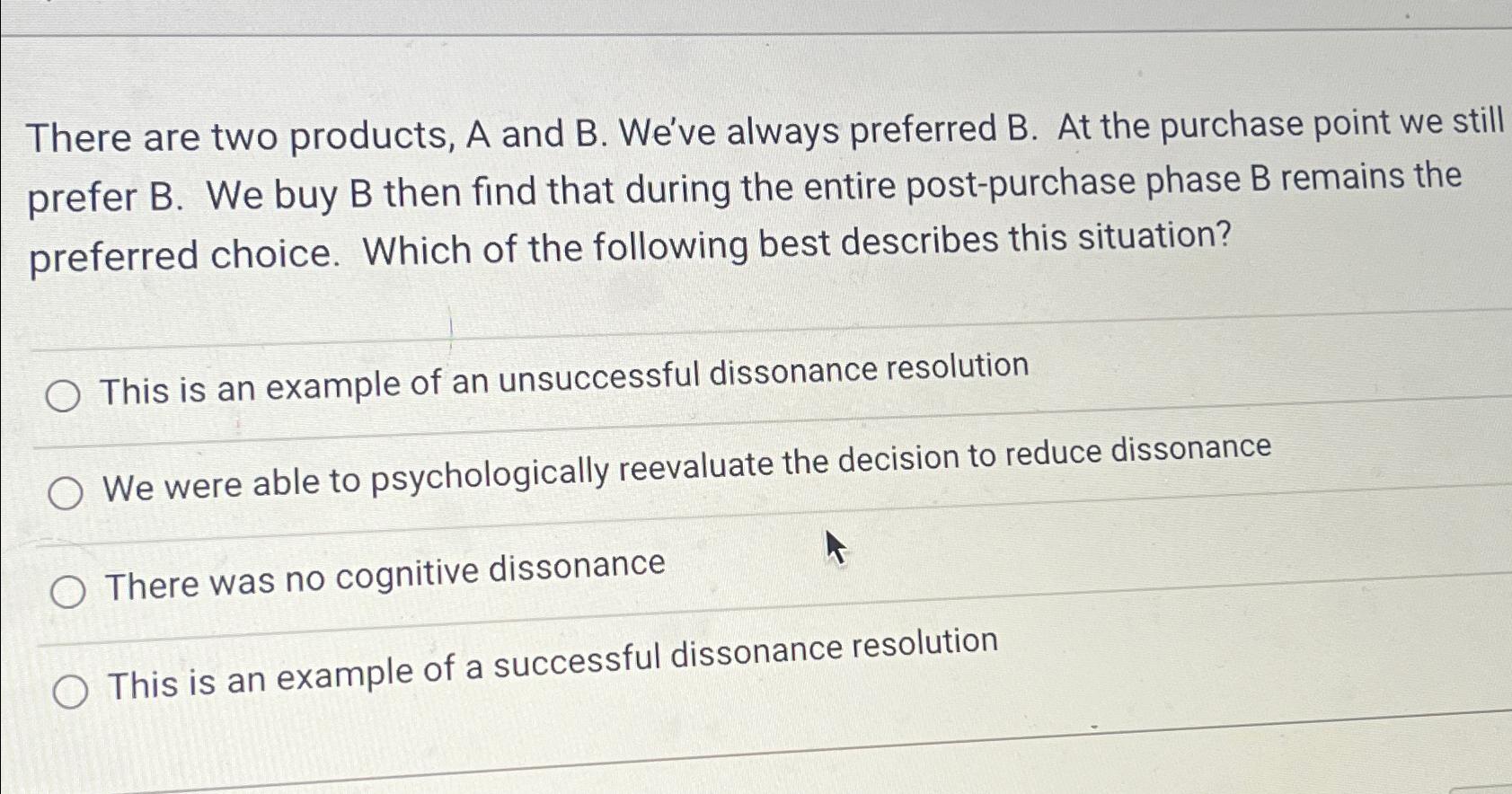 Solved There Are Two Products, A And B. ﻿We've Always | Chegg.com