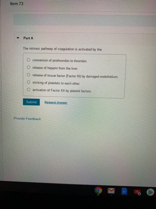 Solved Item 71 Part A The function of red blood cells is to | Chegg.com