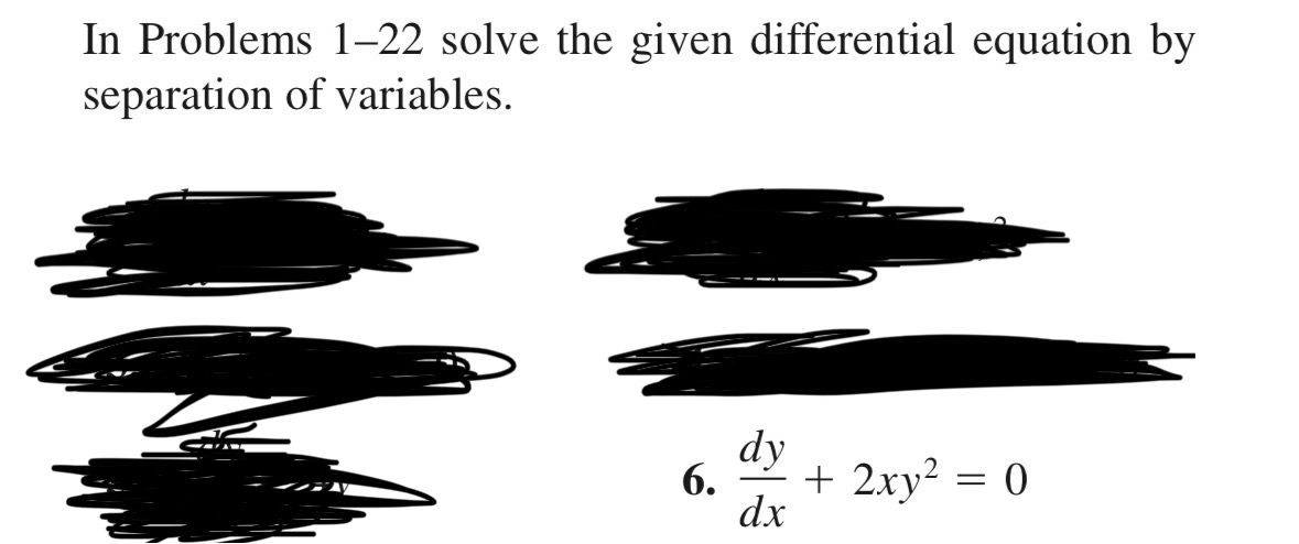 Solved In Problems 1-22 ﻿solve the given differential | Chegg.com