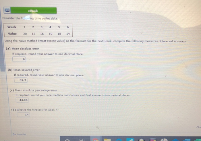 Solved I Believe That All Of The Answers Are Correct Besides | Chegg.com