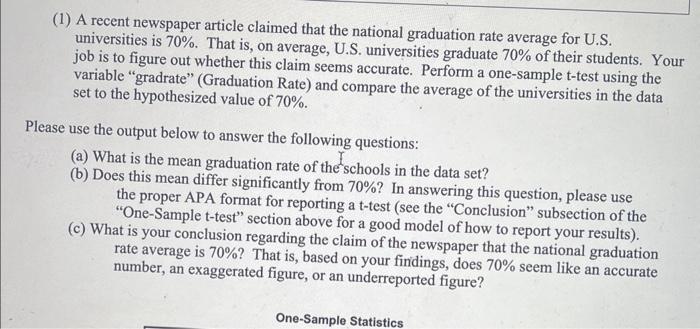 solved-1-a-recent-newspaper-article-claimed-that-the-chegg