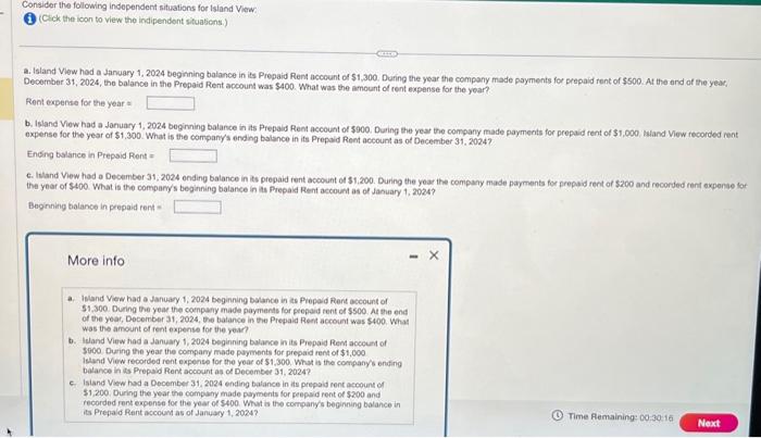 Solved Consider the following independent situations for | Chegg.com