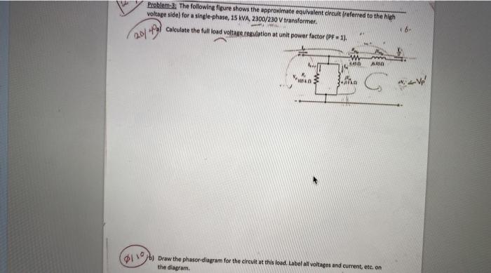 Solved Problem-3: The following figure shows the approximate | Chegg.com
