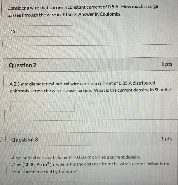 Solved Consider a wire that carries a constant current of | Chegg.com