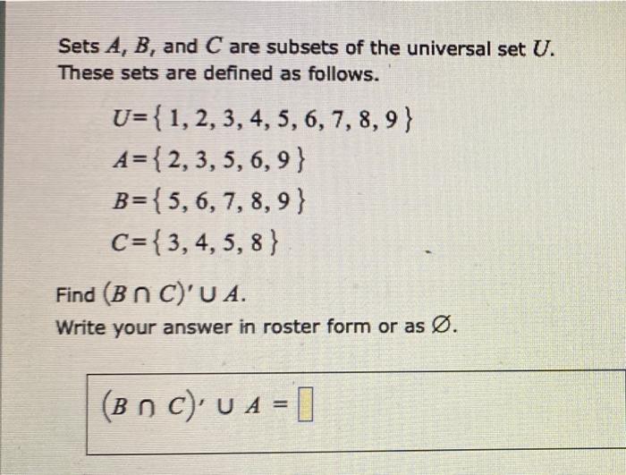 Solved Here Is A Venn Diagram With Sets B, D, And The | Chegg.com