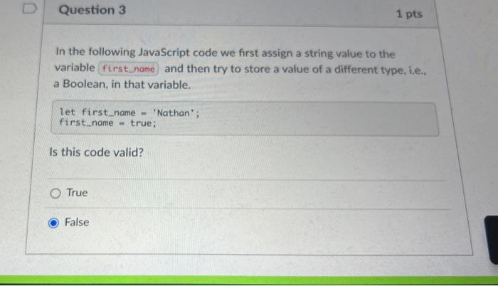 Solved In the following JavaScript code we first assign a | Chegg.com image.