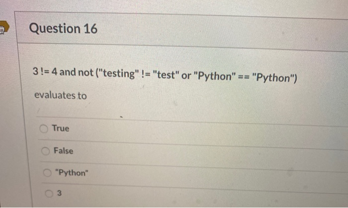 Solved Question 4 2 Consider the following Python code: | Chegg.com