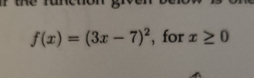 Solved F x 3x 7 2 for X 0 Chegg solved-f-x-3x-7-2-for-x-0-chegg