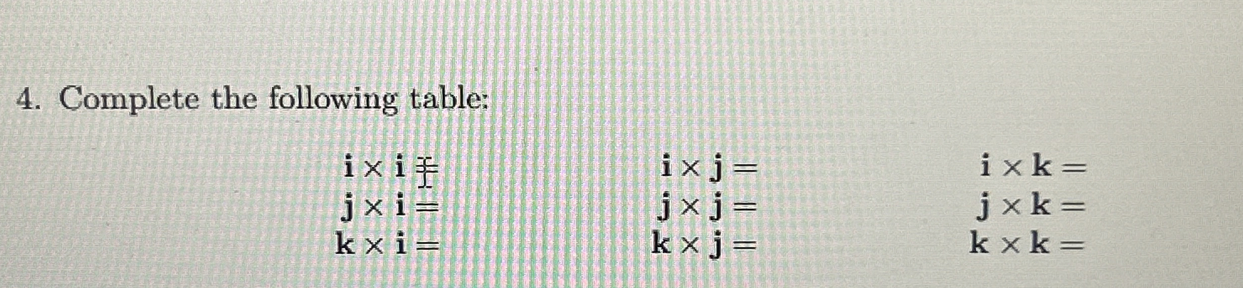 Solved Complete the following | Chegg.com