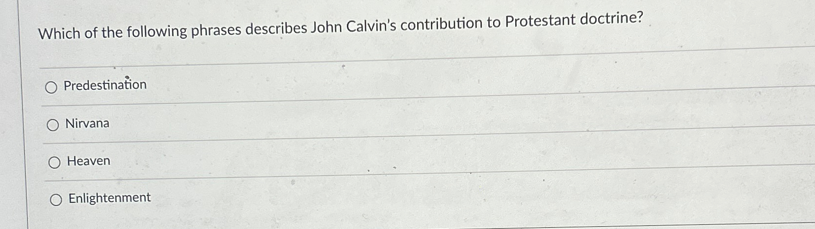 Solved Which of the following phrases describes John | Chegg.com