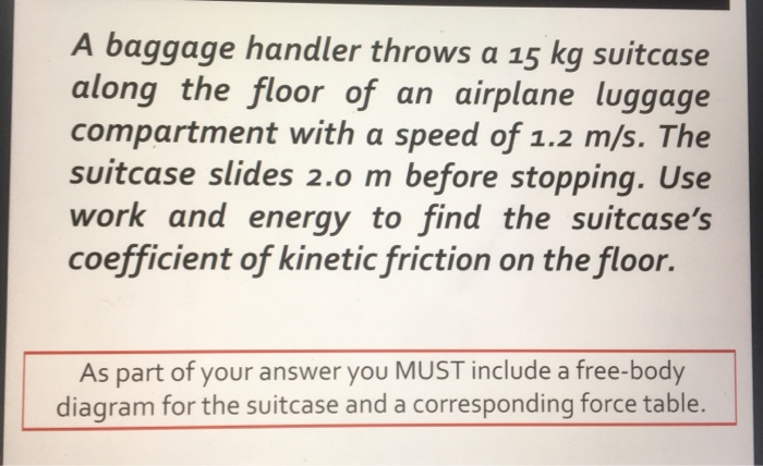 15 kg luggage