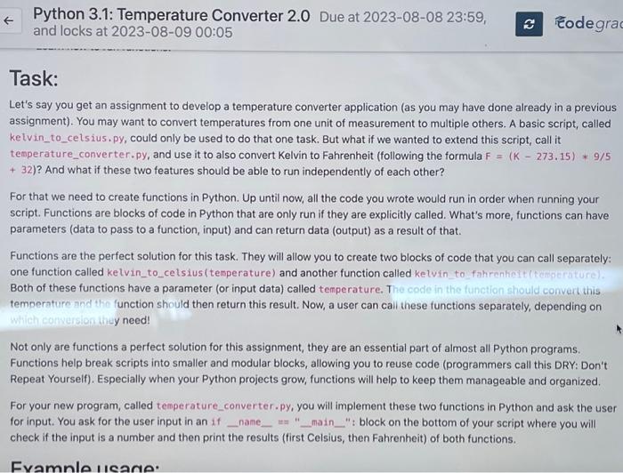 Solved Python offers two types of loops: for-loops and | Chegg.com