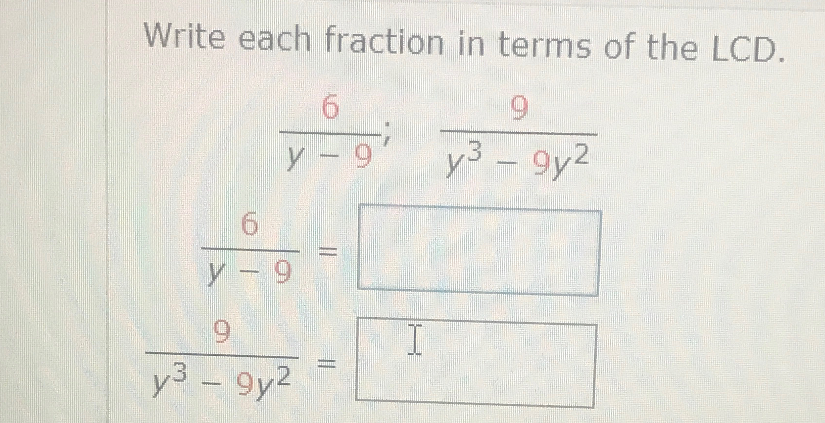 Solved Write each fraction in terms of the | Chegg.com