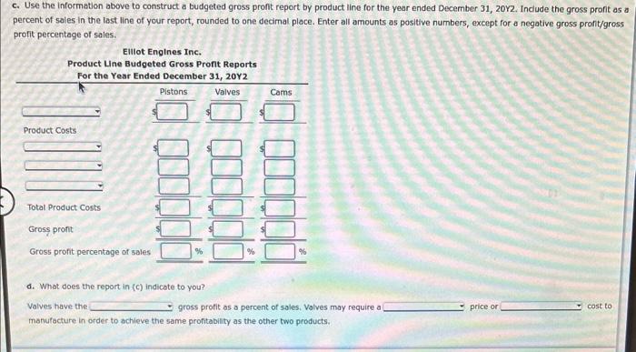 Solved Product Costs And Product Profitability Reports, | Chegg.com