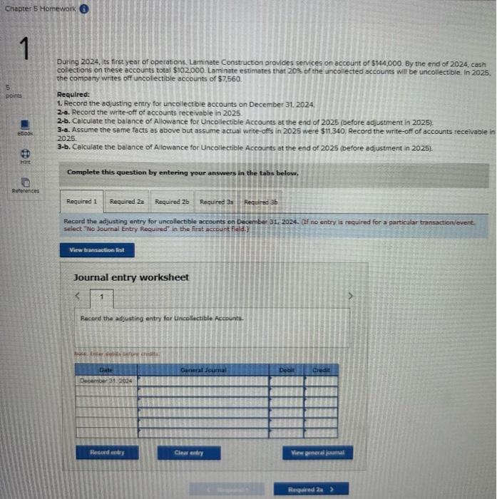 Solved During 2024 Is First Year Of Operat Ons Laminate Chegg Com   Image