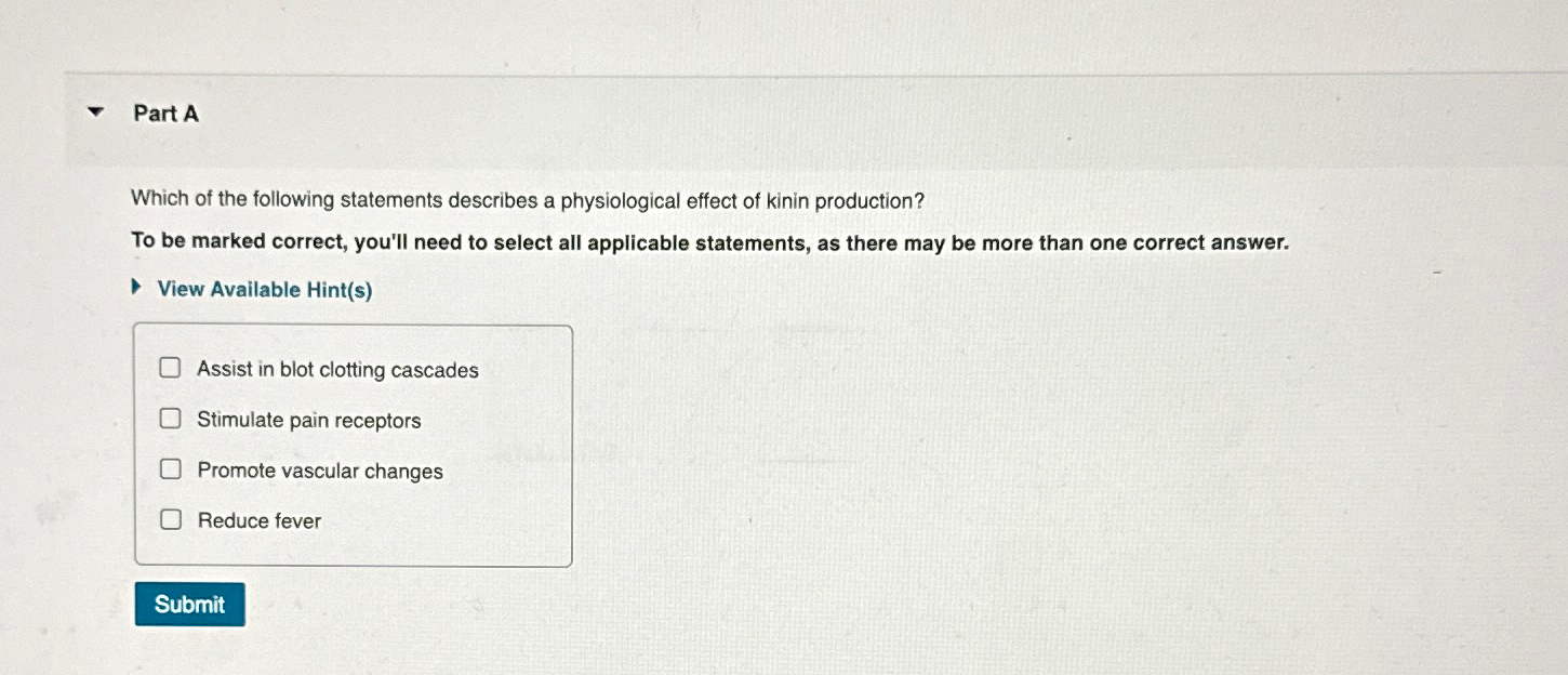 Solved Part AWhich of the following statements describes a | Chegg.com