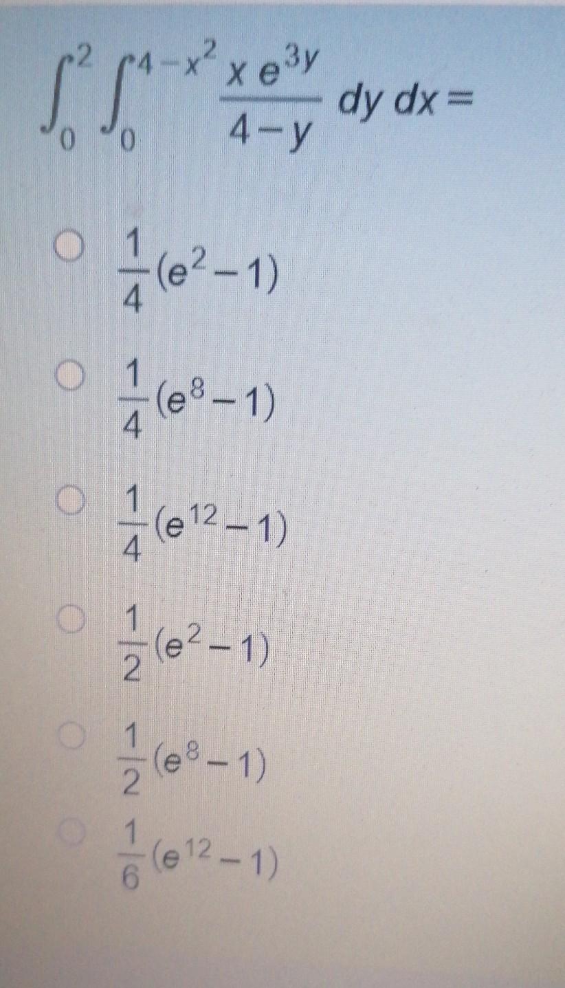 Solved If 12 3 Dy Dx Ssm Wh 3 Dx Dy Then Chegg Com