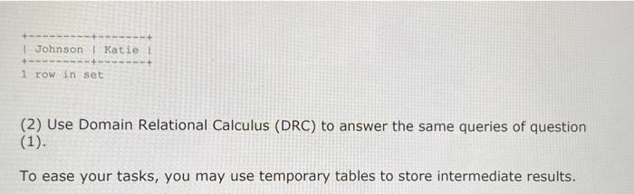 Relational Algebra (RA) And Relational Calculus (RC) | Chegg.com