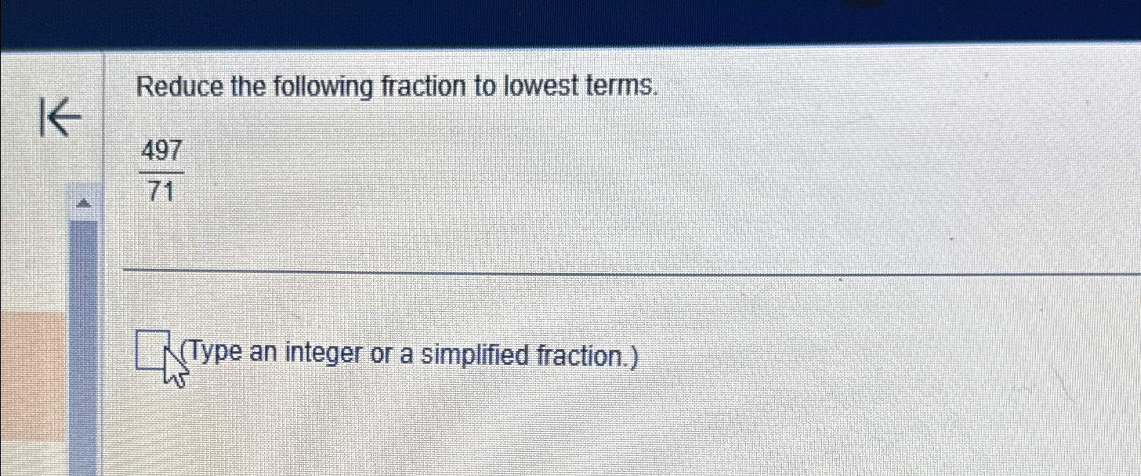 solved-reduce-the-following-fraction-to-lowest-chegg