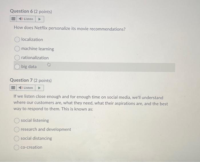 How does Netflix personalize its movie | Chegg.com