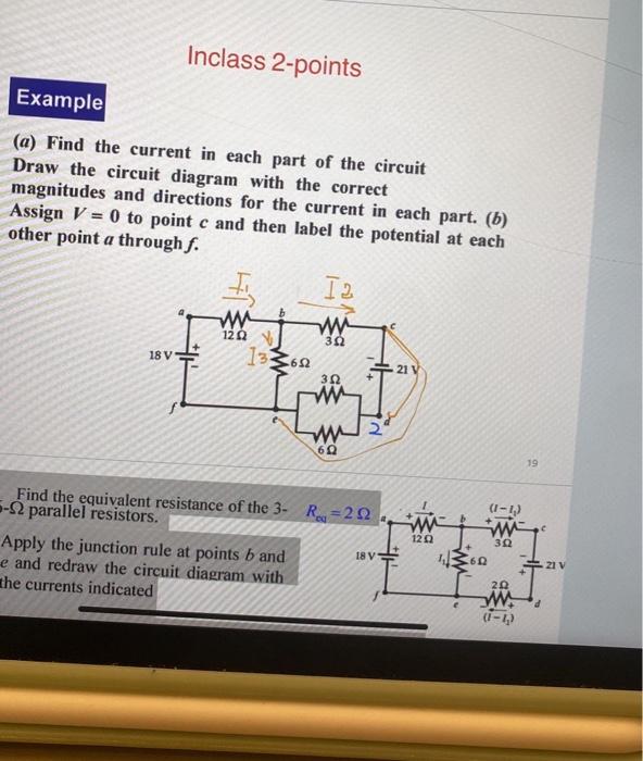 Solved (a) Find the current in each part of the circuit Draw | Chegg.com